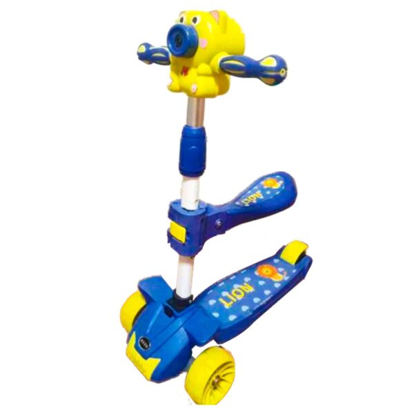 SCOOTER 3 EN 1 LANZA BORBUJAS MUSICAL Y LED